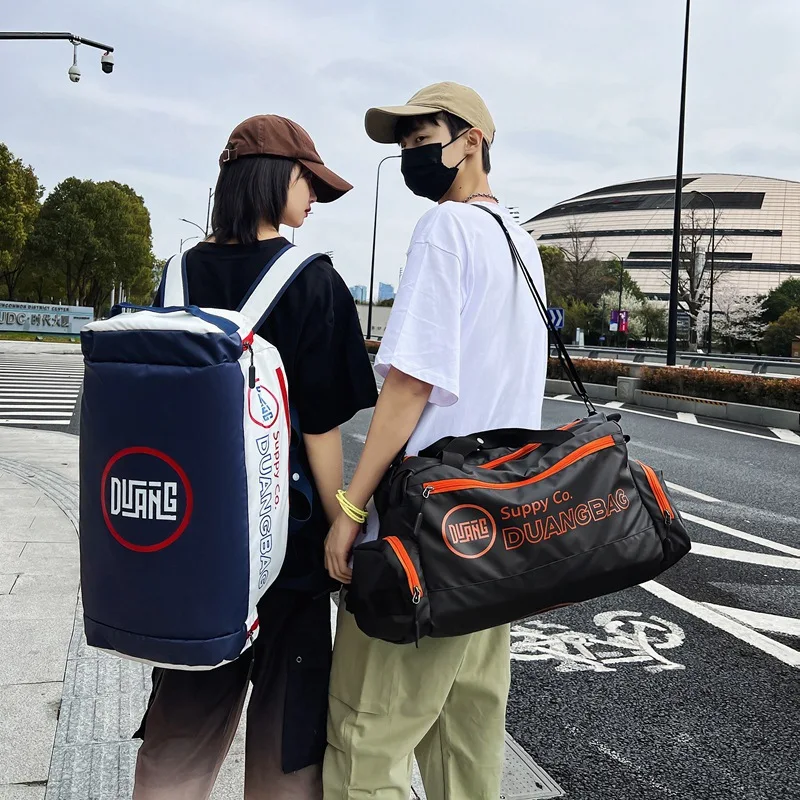 Large GYM Fitness Backpack Sports Motorcycle Rucksack Weekend Shoe Bag Teenage Schoolbag Waterproof Travel Back Bag Laptop Bag
