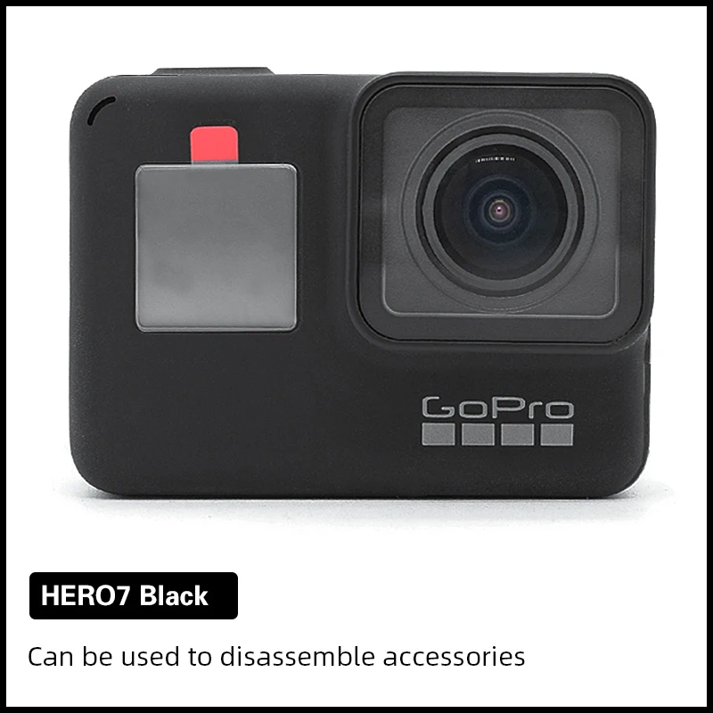 COPERCHIO Obiettivo Obiettivo VETRO PER GOPRO HERO 7 ARGENTO - Foto 7