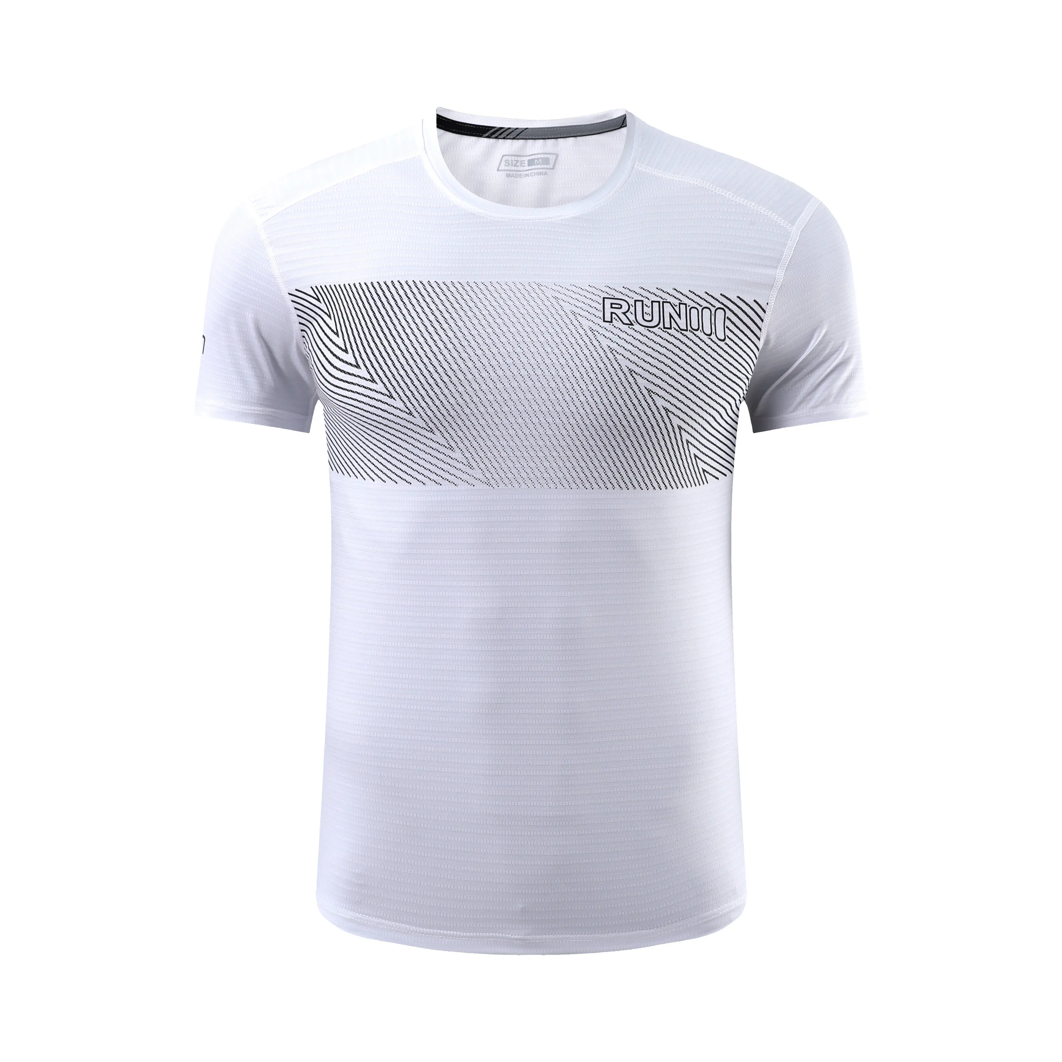 Men Running T-shirt Gym Sport Tracksuit Male Jogging Sweatshirt Homme Athletic Shirt Workout Fitness Clothing Short Sleeve Tops 4