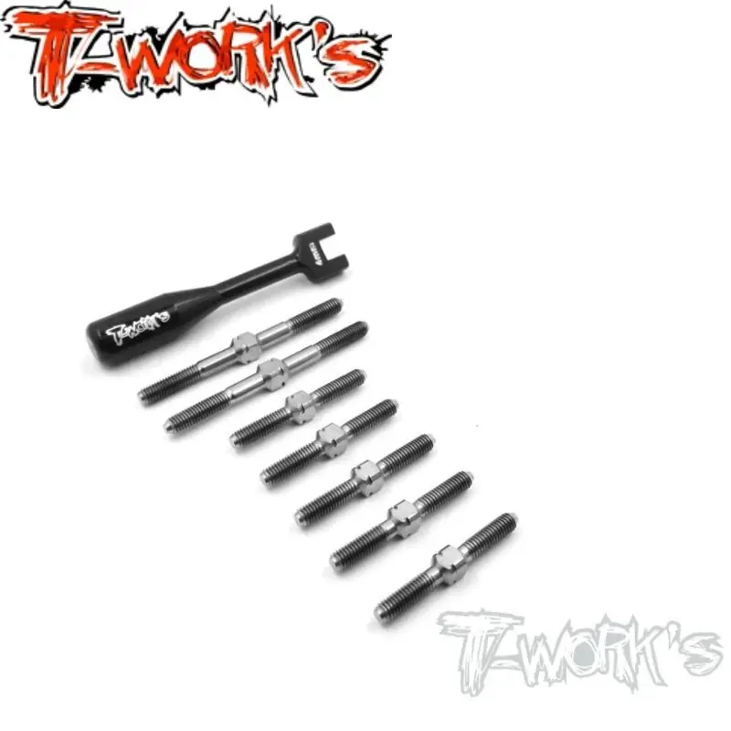 

Original T works TB-095 64 Titanium Turnbuckle Set ( For Kyosho TF7 ) Rc part
