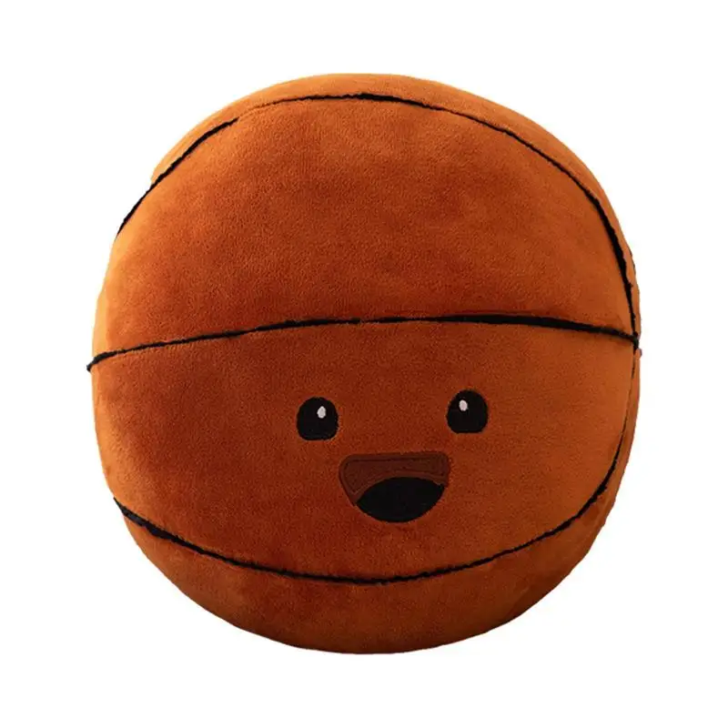 

Plush Football Toy Fluffy Cuddly Ball Pillows Cartoon Soft Basketball Plush Toy Soccer Ball Stuffed Doll Gifts For Boys Children