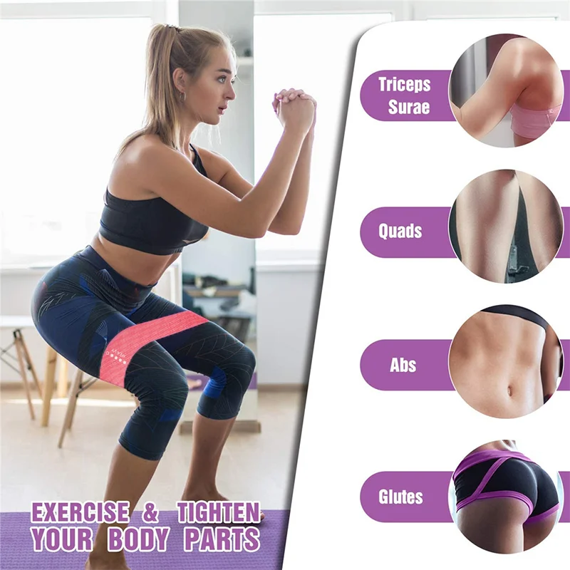 Enhanced Fitness Resistance Bands for Home Workouts and Yoga Training