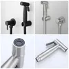 4pc/Set Portable Bidet Toilet Sprayer Bidet Shower Faucet Stainless Steel Woman Cleaning Head Anal Tap Wash Bathroom Accessories 4