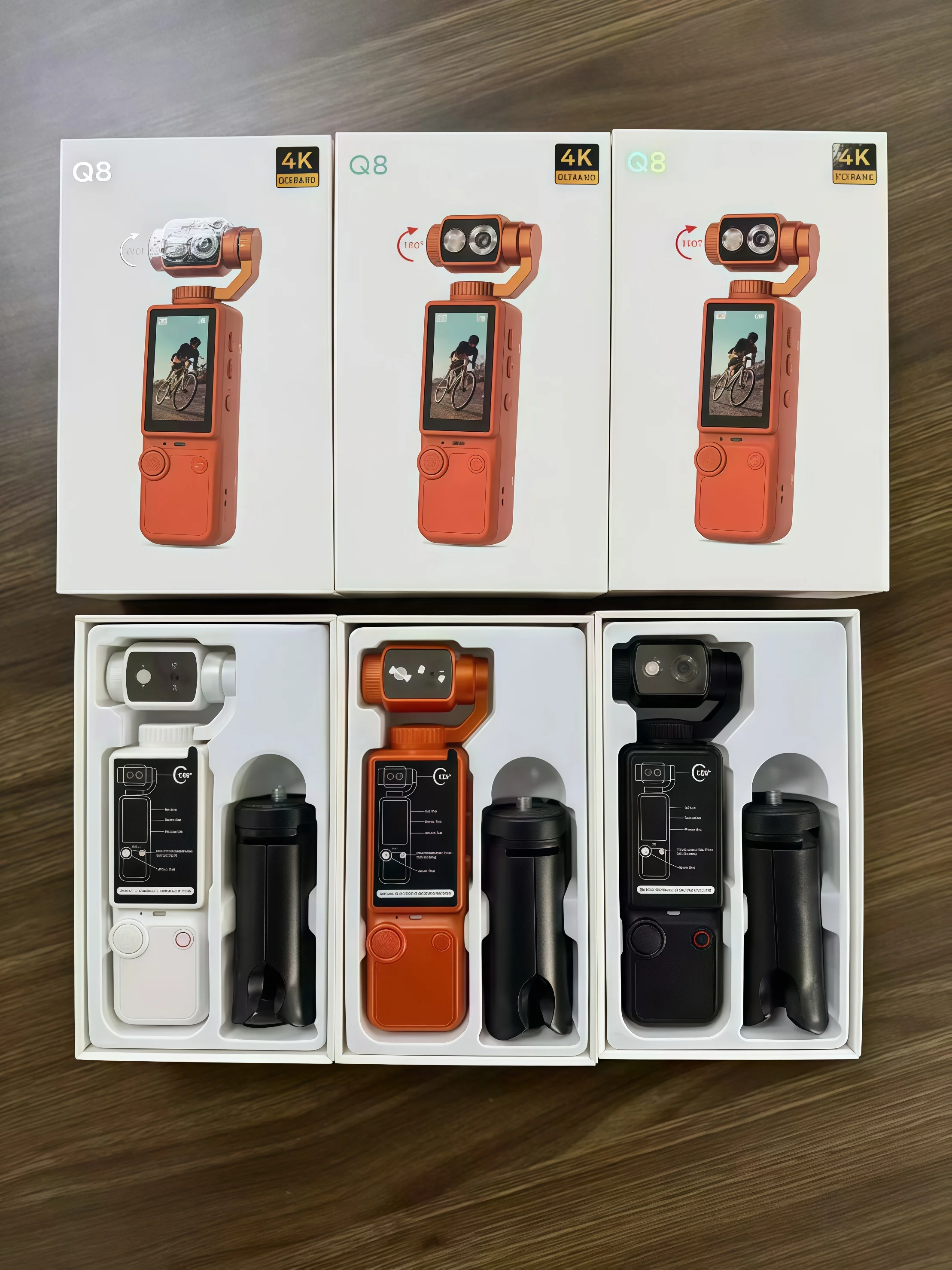 크로스보더Q8핸드헬드 야외 스포츠 카메라 초고화질 자동 초점 회의 녹화 휴대용 포켓 카메라