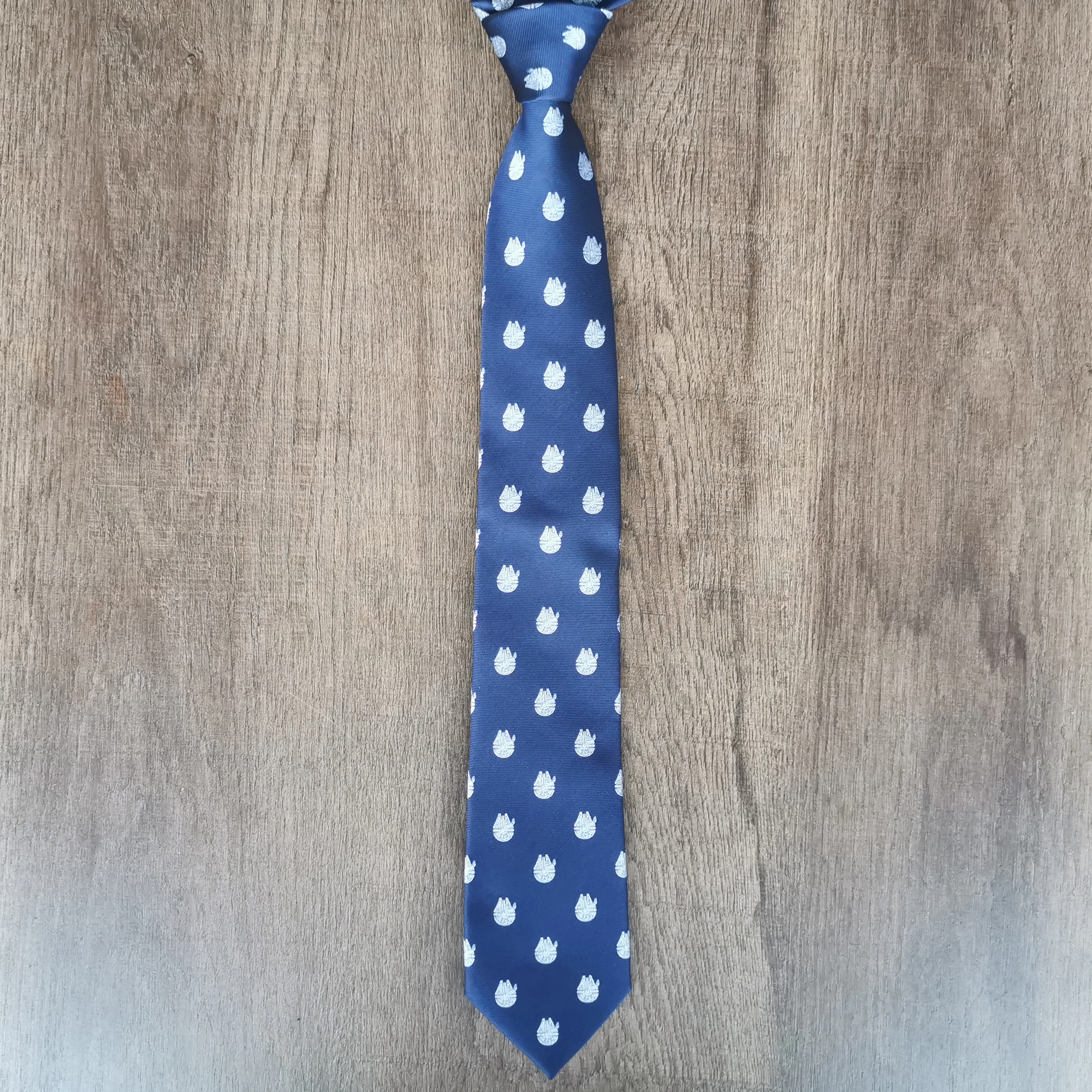 Microfiber Jacquard Comic Movie Theme Space Ship Tie Men Necktie neck tie