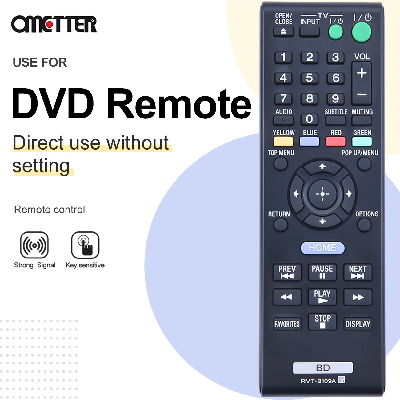 中古】 【部品】SONY純正 リモコン RMT-B109J 対応機種 BDP-S480 BDP