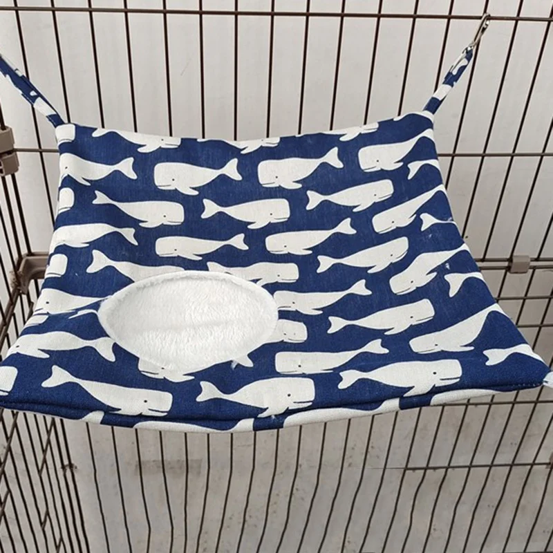 Small Animal Hamster Hammock Cozy Ferret Toy Guinea Pig Hanging Tunnel Hammock Small Pet Hamster Hanging Bed Pet Supplies