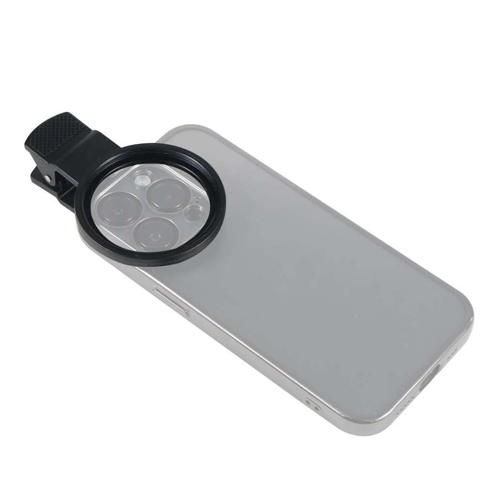 52mm Professional Phone Camera Lens Filter Ring Mount Clip All Smartphones Lens Adapter Phone Clip Aluminum Alloy Thread camera lens filter photography filter phone lens filter camera lens adapter set phone camera accessories