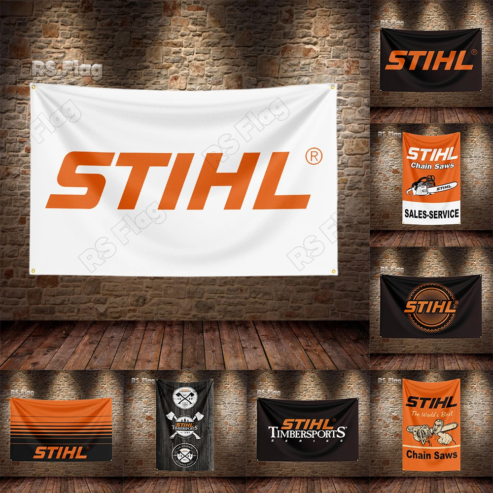 

3x5 Fts Stihls Flag Polyester Full Color Printed Tool Flags for Decor