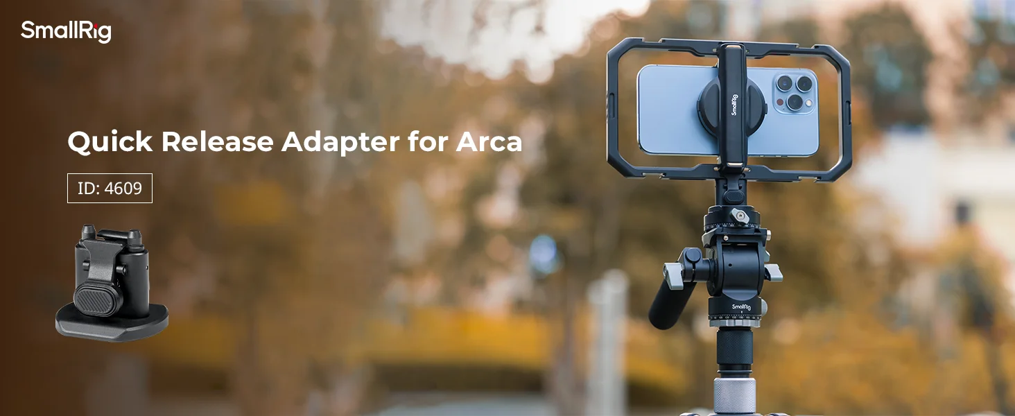 H11 Quick Release Adapter (Arca) for Tripods Gimbal Stabilizers Sliders Equipmen