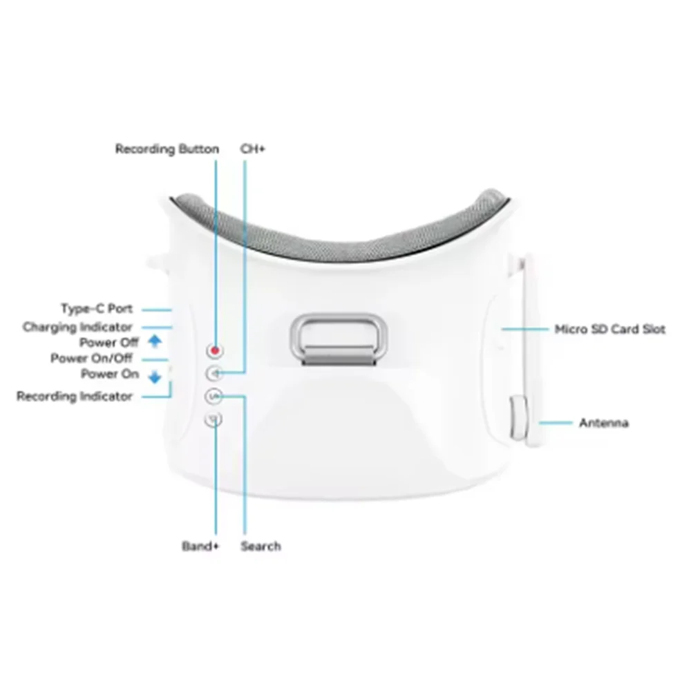 2026BETAFPV VR03 FPV Goggles with 64GB Storage DVR for RC FPV Racing  s 48CH Video Recording Virtual Reality Headsetunique thumbnail 5