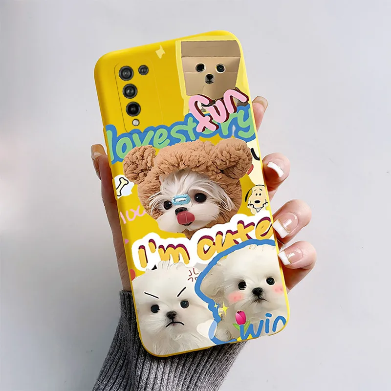 Cute Cartoon Puppy Dog Soft Silicone Phone Case Cover