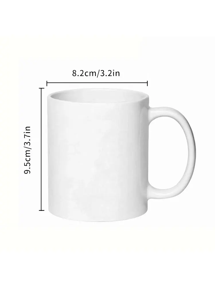 Ceramic Mug with Humorous Quote, Reusable 15 oz Tea Cup, Perfect for Unique Gift Occasions