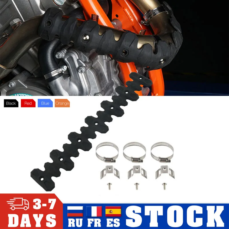 400mm220mmExhaustHeatShieldMufflerProtectorForSuzukiRMZ250