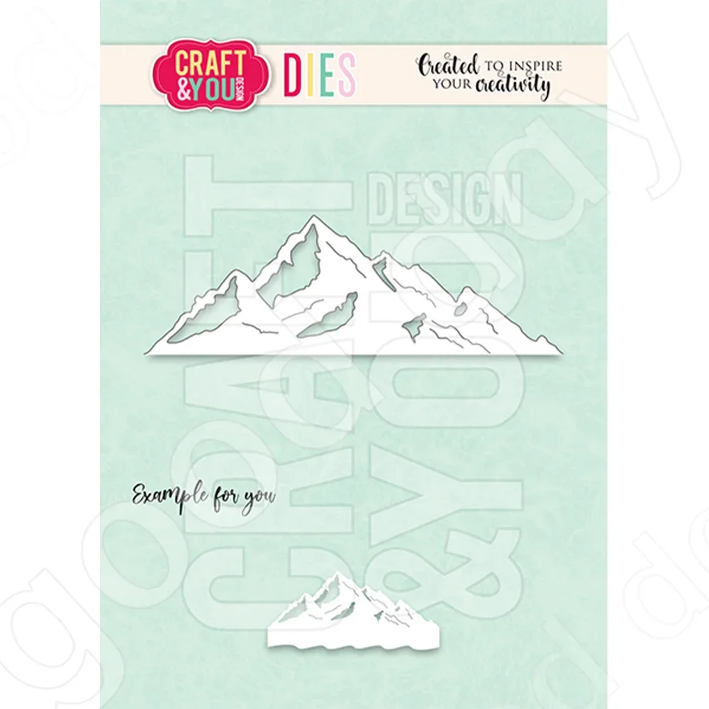 

Mountain Metal Cutting Dies for DIY Holiday Cards Handmade Scrapbook Calendar Decorative Embossing Crafts