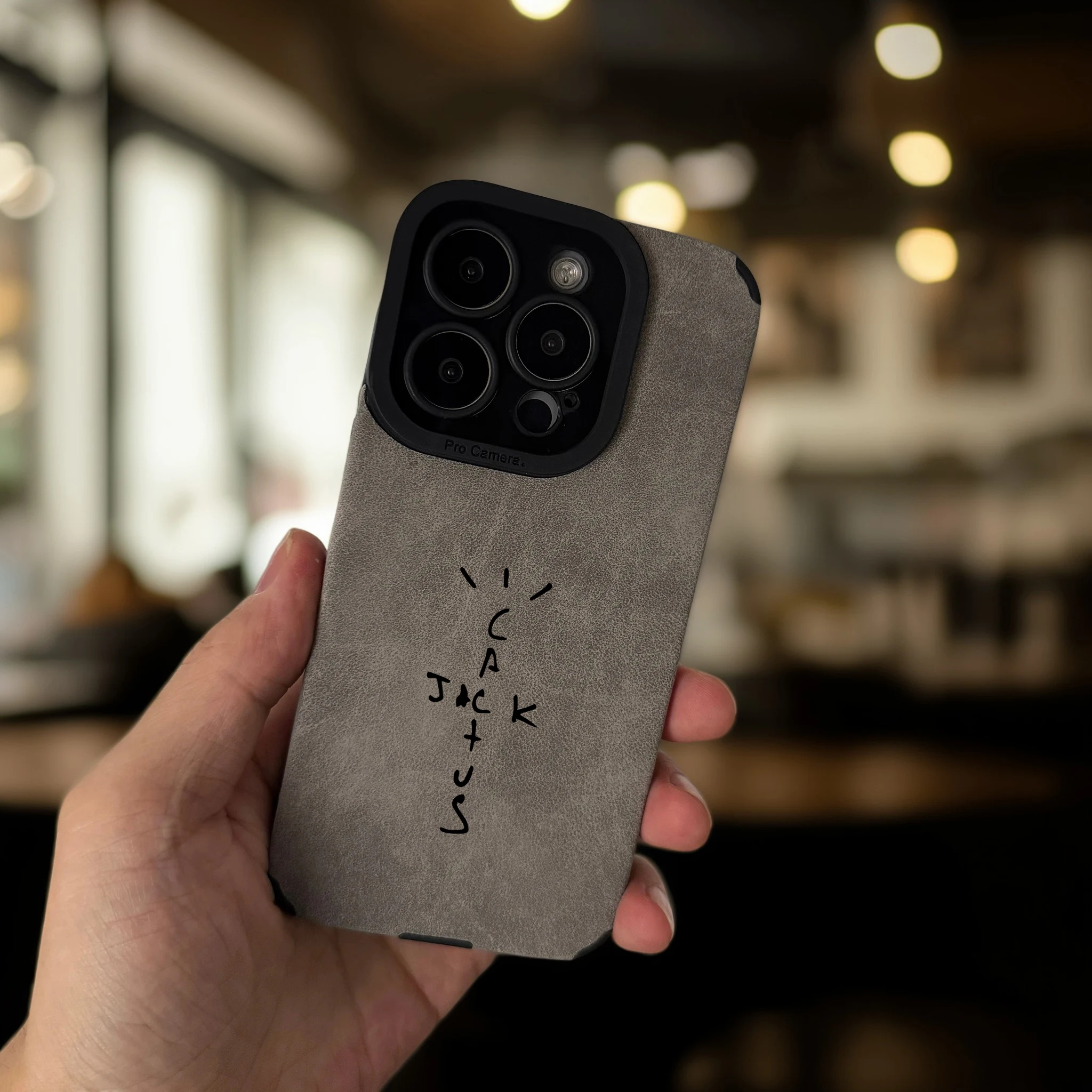 Luxury Suede Leather Hip Hop Jack Streetwear Phone Case Cover