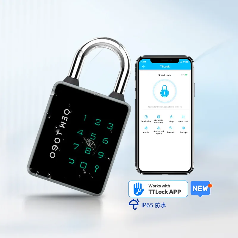 

Замок с умным паролем IP65, водонепроницаемые биометрические замки с отпечатком пальца, блокировка для багажа без ключа, блокировка из сплава