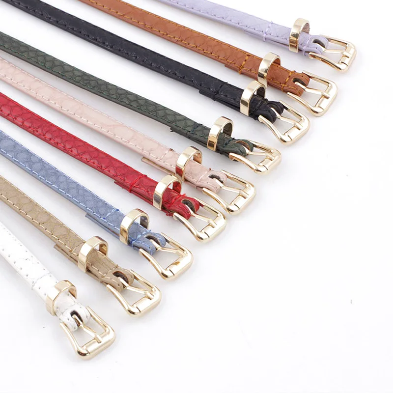 

New Ladies Snake Pattern Thin Belt Korean Fashion Belt Belt Ladies Versatile Dress Belt