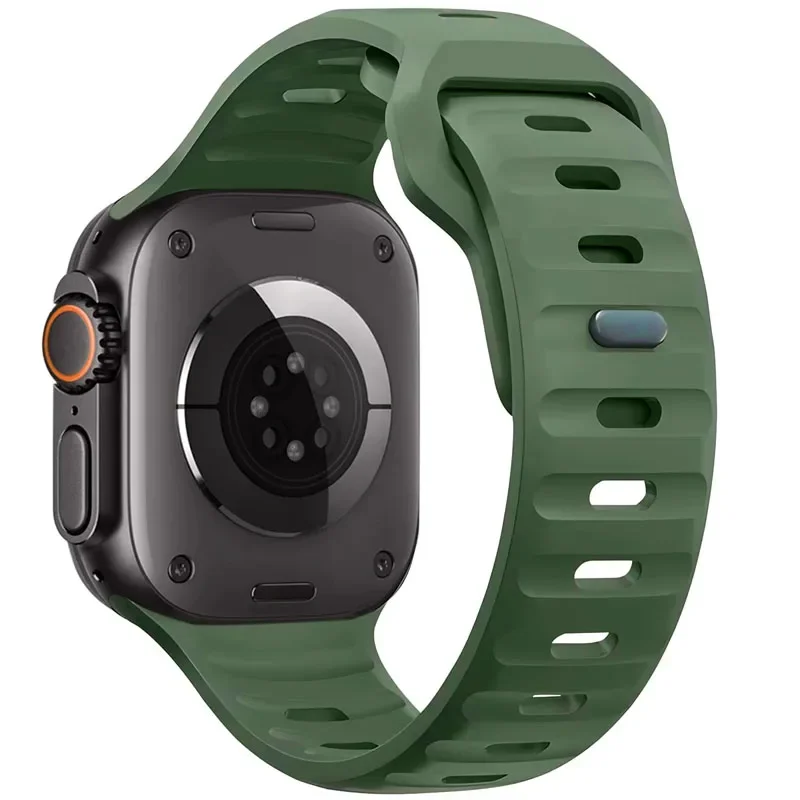 Premium Sports Silicone Strap for Apple Watch - Durable and Comfortable Watchband Accessory