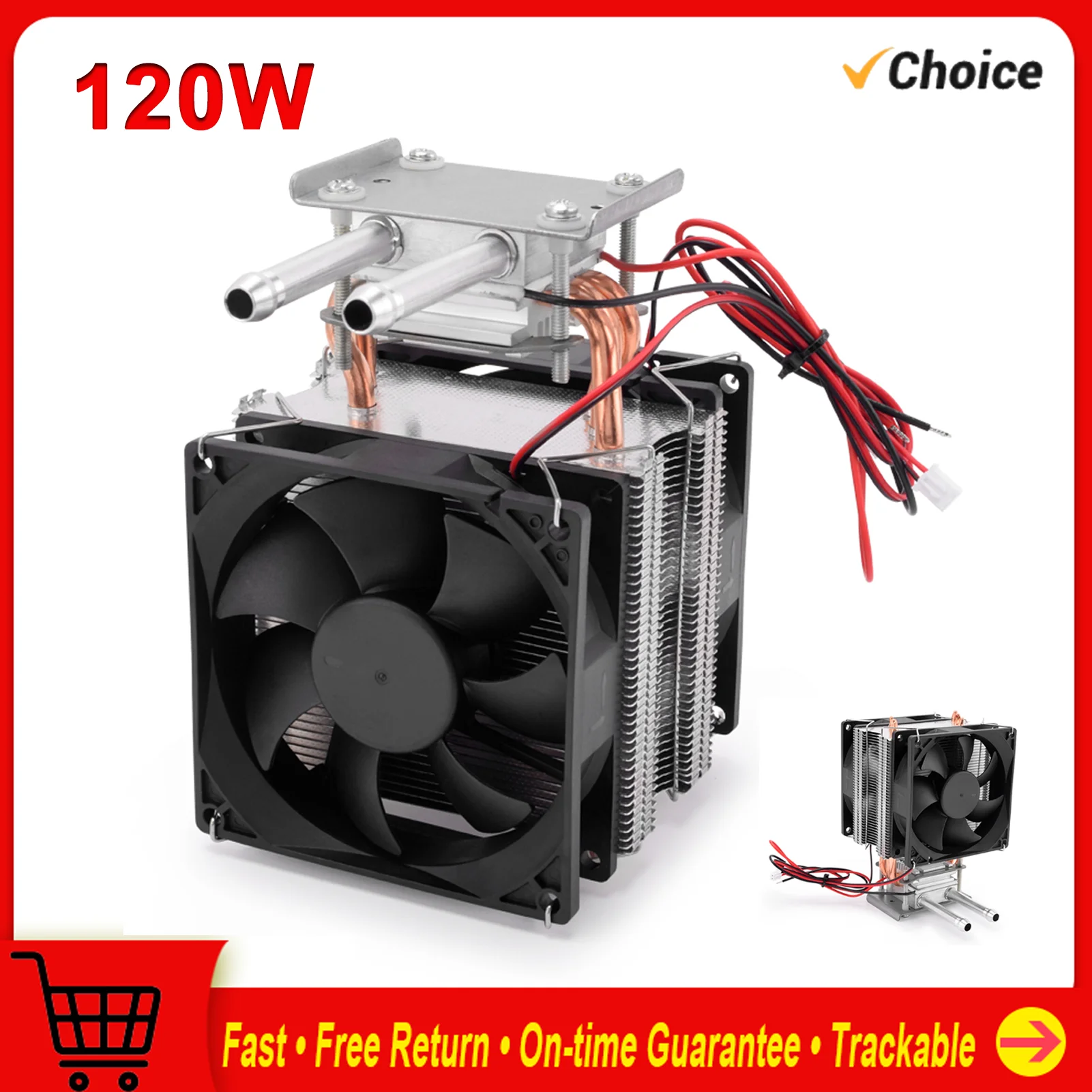 โมดูลทำความเย็น12VDC โมดูลทำความเย็นเซมิคอนดักเตอร์15-20A 120W ของตกแต่งงานปาร์ตี้ระบบทำความเย็นสำหรับเครื่องปรับอากาศพัดลมทำความเย็นโมดูลทำความเย็น 1