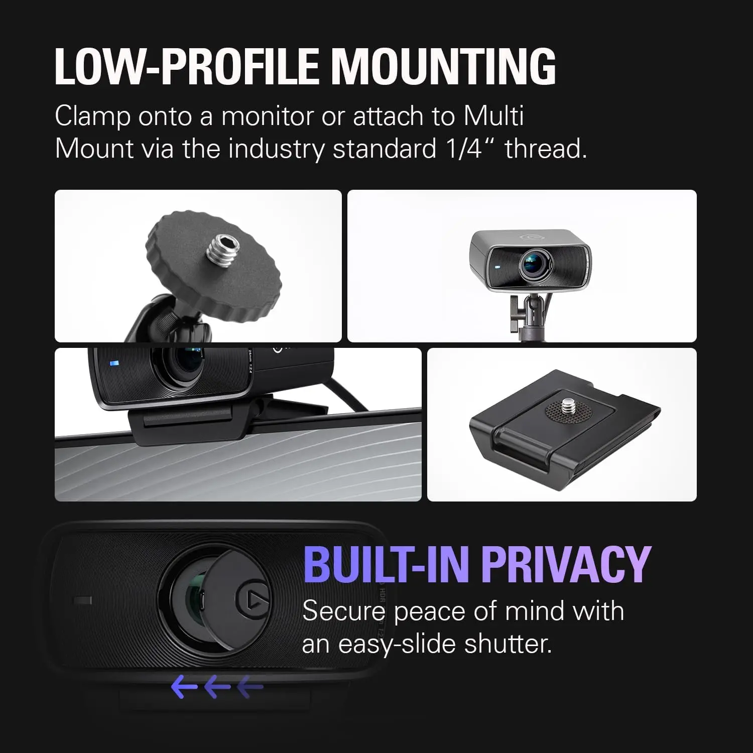 Elgato Facecam – Premium Full HD Webcam for Streaming, Gaming