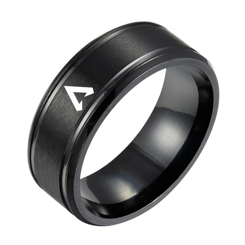Hot Game Apex Legends Ring Titanium Steel Hero Ring Stainless Steel Ring for Freind Best Gift Ring Championship Rings 
