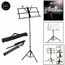 

Foldable Music Sheet Stand Aluminum Alloy Tripod Music Stands Holder Height Adjustable with Carrying Bag for Musical Instrument