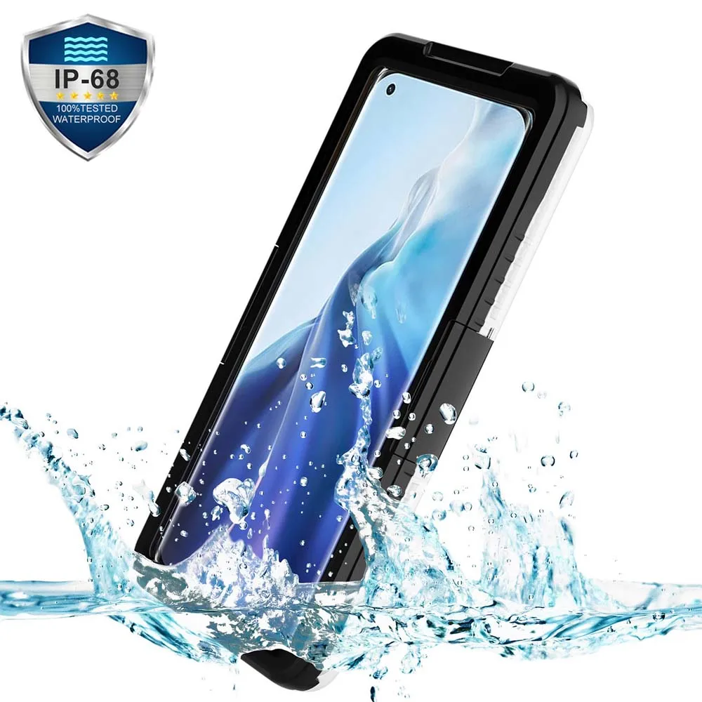Kit Completo Per Xiaomi Poco X5 Pro 5G: Cover TPU Antiurto + 3 Pellicole Vetro Temperato + Custodia Impermeabile Con Cordino