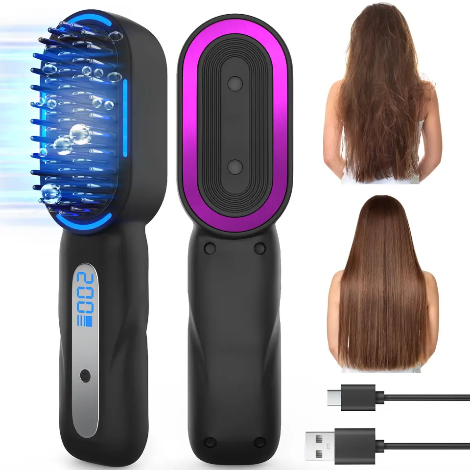 Multifunctional Electric Hot Comb Hair Straightener