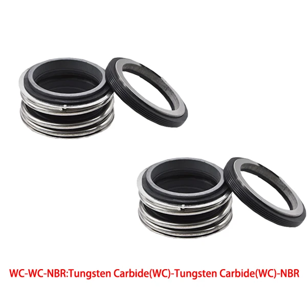 

MB1/MG1/109-25/45/50/53/55/60/65/70/75/80 Tungsten Carbide NBR Rubber Pump Single Coil Spring Bellows Shaft Mechanical Seal