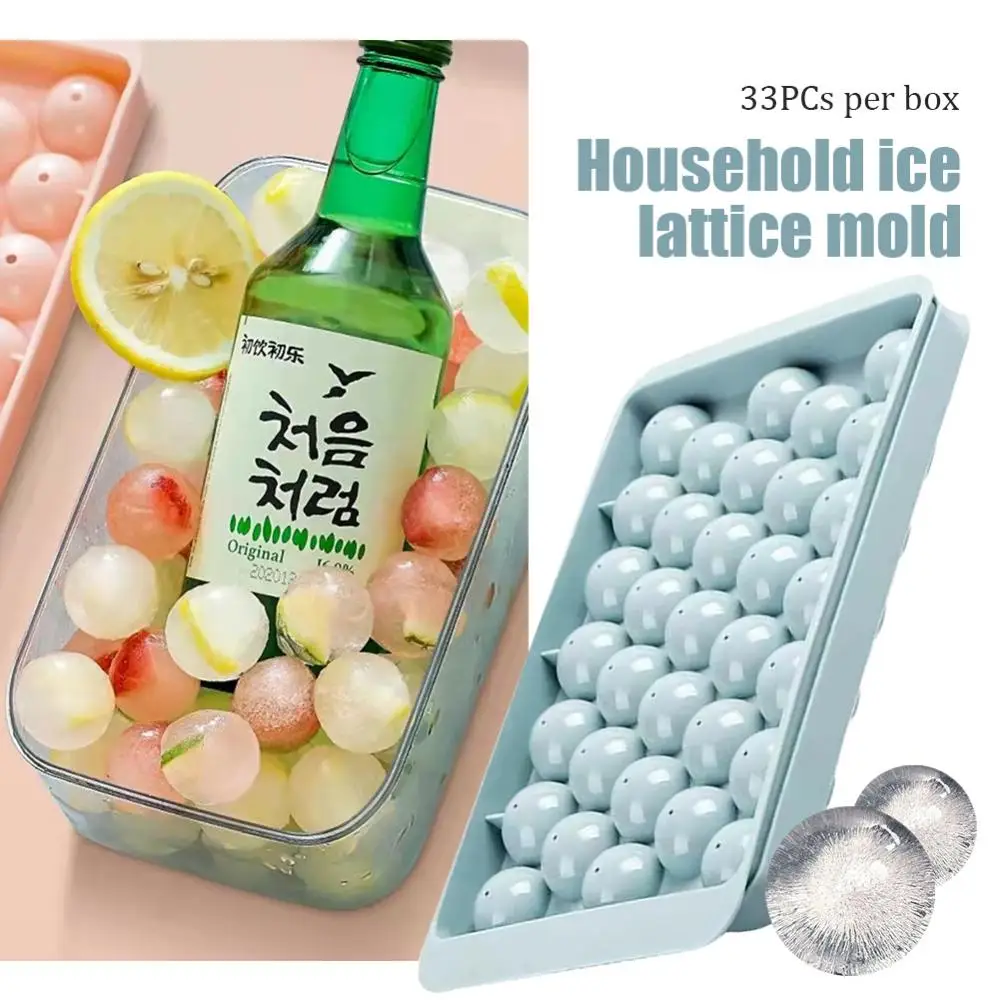 Bolo Hockey Round Rombo Ice Mold Ice Boll Tray Maker Plastica Ice Mold Ice Ball Mold Food Grade Mold Kitchen Gadge