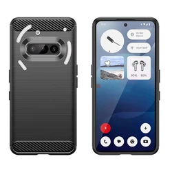 Soft Silicone Shockproof Matte Phone Case Cover for Nothing Phone2A Plus (Black)