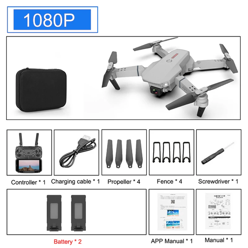 Foldable Rc Drone 4k Pro HD Dual WiFi Camera Wide-Angle Remote Control Plane Quadcopter One Key Return Mini Drones Boy Toy Gift explorers 4ch remote control quadcopter 2.4 g RC Quadcopter