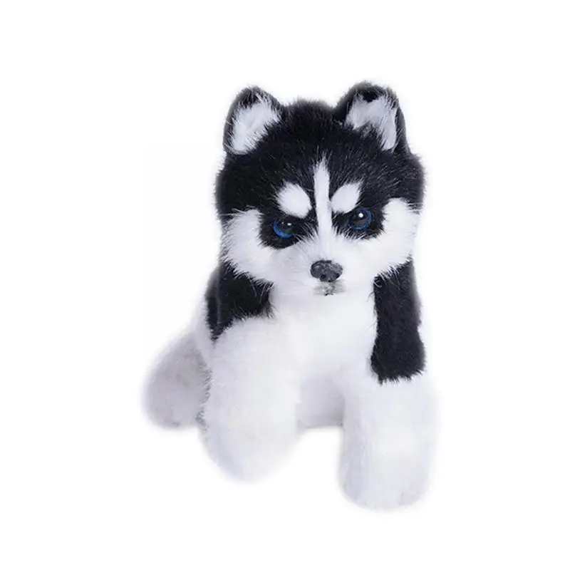 Realistic Husky Dog Simulation Toy Dog Puppy Lifelike Handcrafted Companion Stuffed Toy Dog Pet R6Q8 poltrona frau handcrafted