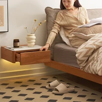 Minimalist Bedroom Oak Nightstand