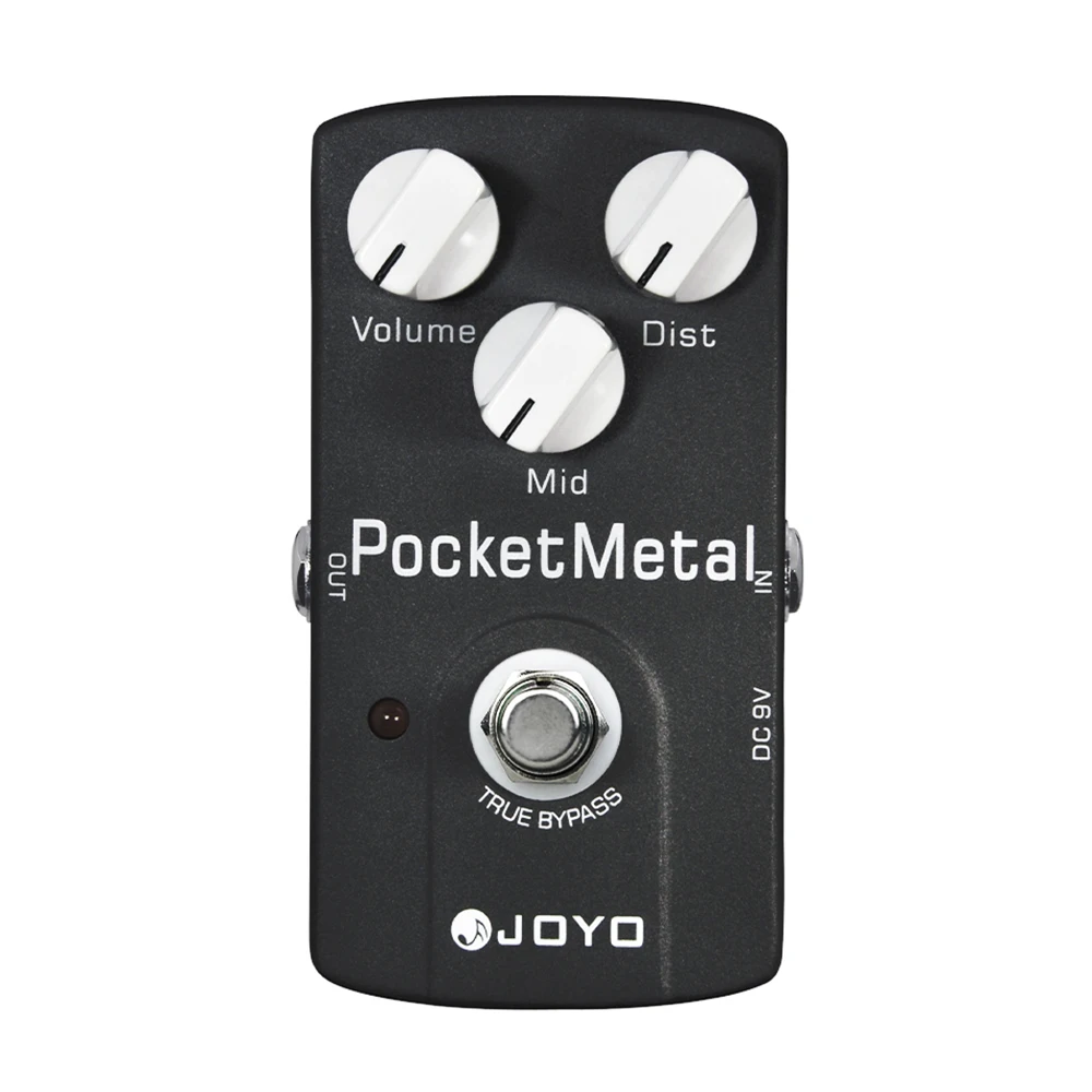 JF-35 POCKET METAL Distortion Pedal with MID Control Knob Modern Metal Distortio