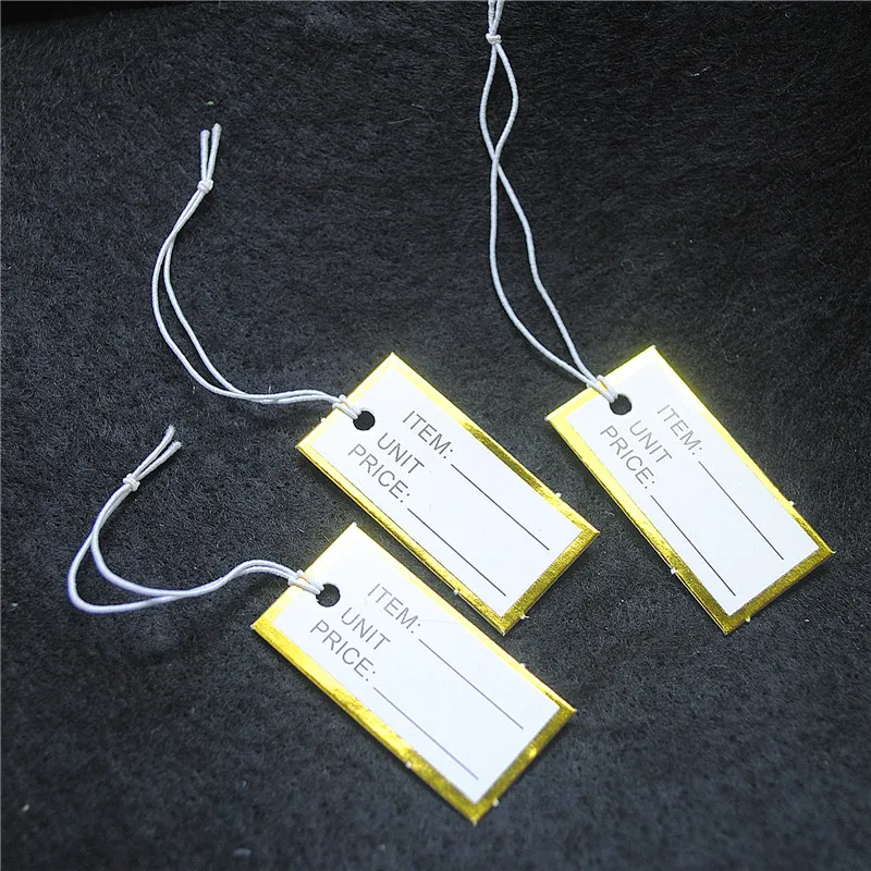 Jewelry String Tags 1000-Pack