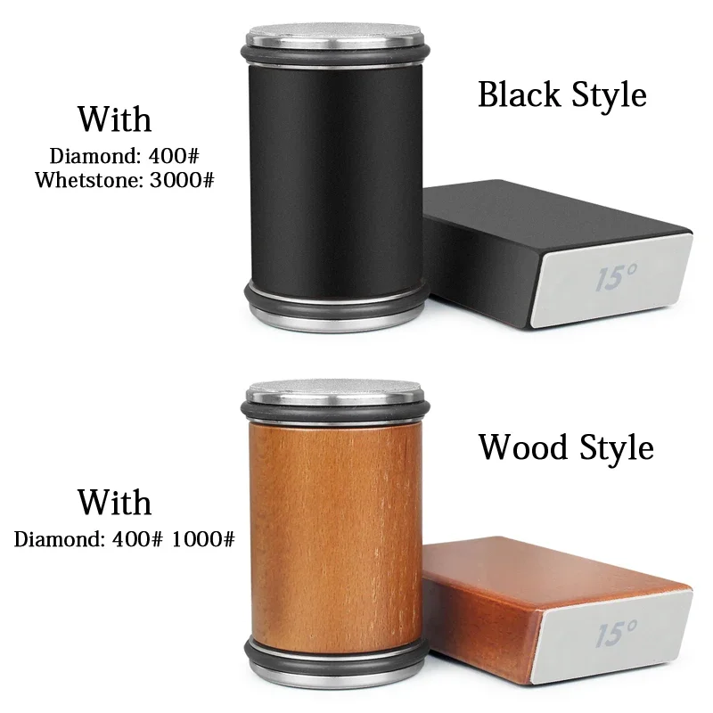 

Wood Roller Knife Sharpener Magnetic DIY Tool Bearing Kitchen Knife Sharpening System Removable Roller Accessories Tool