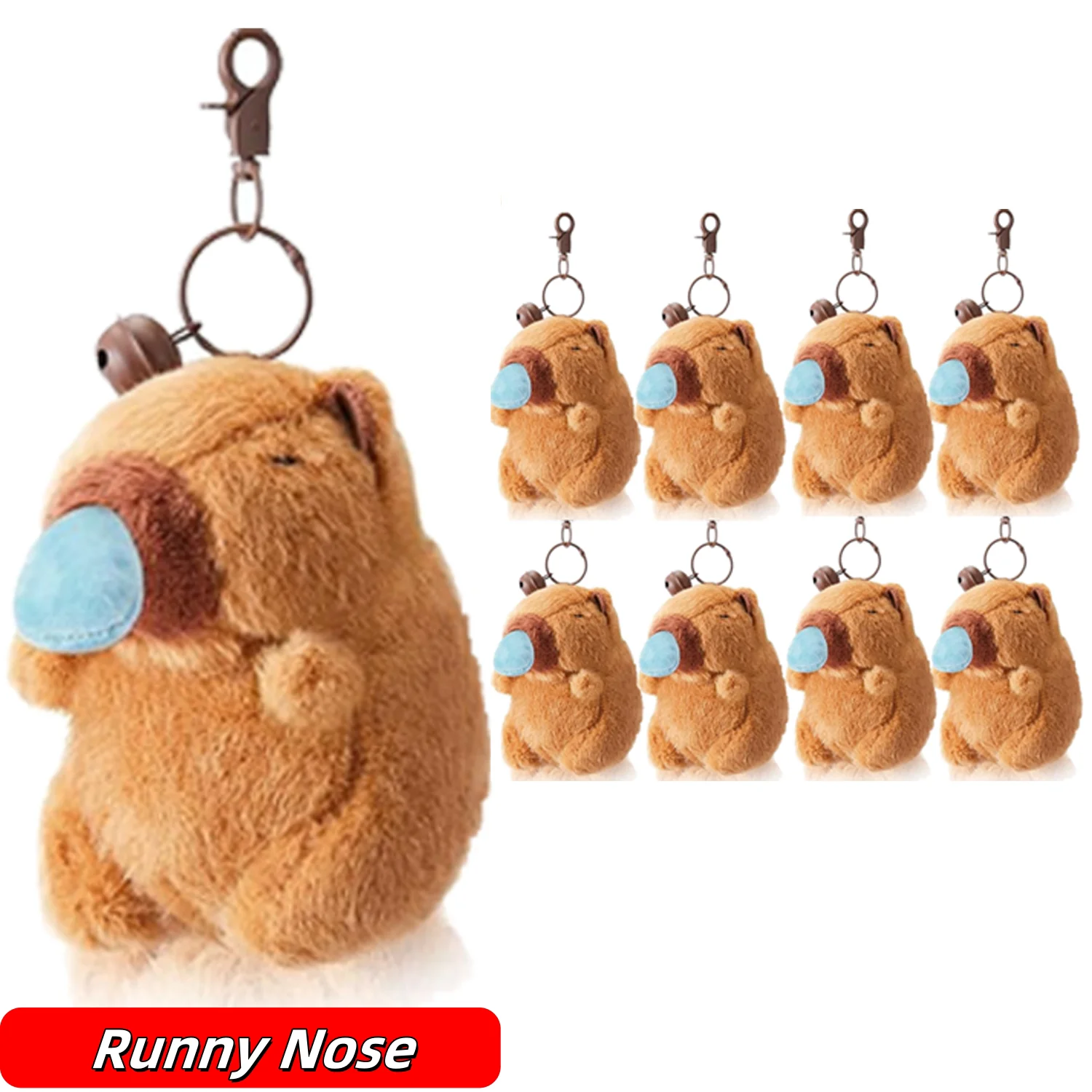 カピバラ　キーホルダー　ぬいぐるみ　セット5個　いろいろ Amazon.co.jp: カピバラぬいぐるみキーホルダー,カピバラ