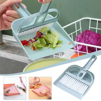 Cat Hamster Dustpan Small Broom Set Pet Professional Cleaning Tools Rabbit Pooper Scooper Guinea Pig Toilet Broom Accessories