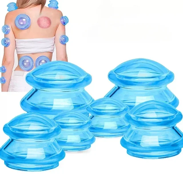 Anti-cellulite Silicone Suction Cup Ventosas Massage Body Cups Vacuum Cupping Therapy Set Masajeador Face Sucker Slimming Jars 2