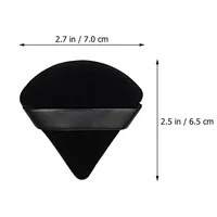 2/12Pcs Triangle Velvet Powder Puff  Make Up Sponges for Face Eyes Contouring Shadow Seal Cosmetic Foundation Makeup Tool 2