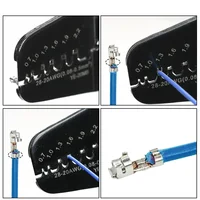 Outils de sertissage YE-12MB/20 mo pour SH1.0/ZH1.5/PH2.0/XH2.54/SM2.54/2510/VH3.96/5557/5559 JAM Molex Tyco JST DuPont, pince à bornes 6