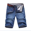 Summer Thin Denim Shorts For Men Good Quality Shorts Jeans Men Cotton Solid Straight Jeans Shorts Male Blue Casual Jeans Size 40 2