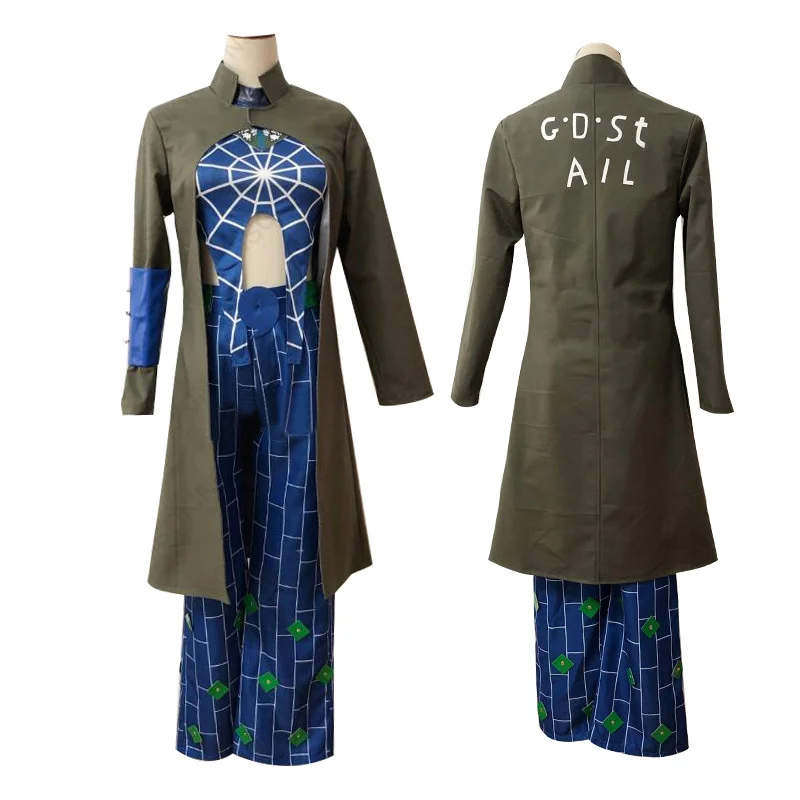 

Anime JoJo's Bizarre Adventure Jolyne Cujoh Cosplay Costume Outfits Halloween Carnival Suit