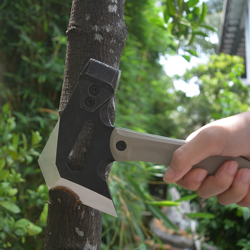 Professional Multitool Carbon Steel Outdoor Camping Axe Survival Hatchet With Hammer