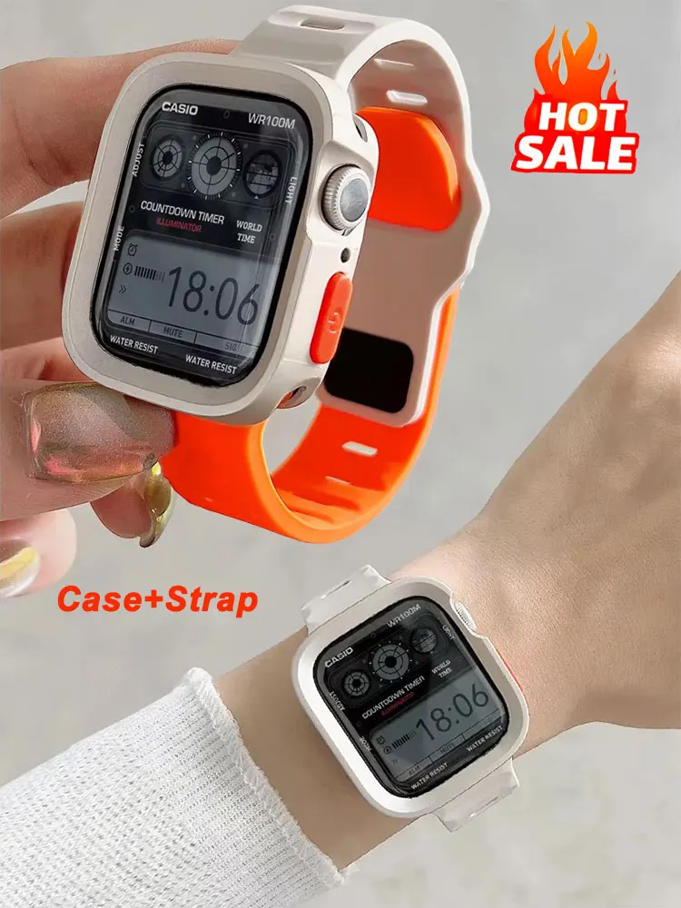 Premium Silicone Case and Strap Combo