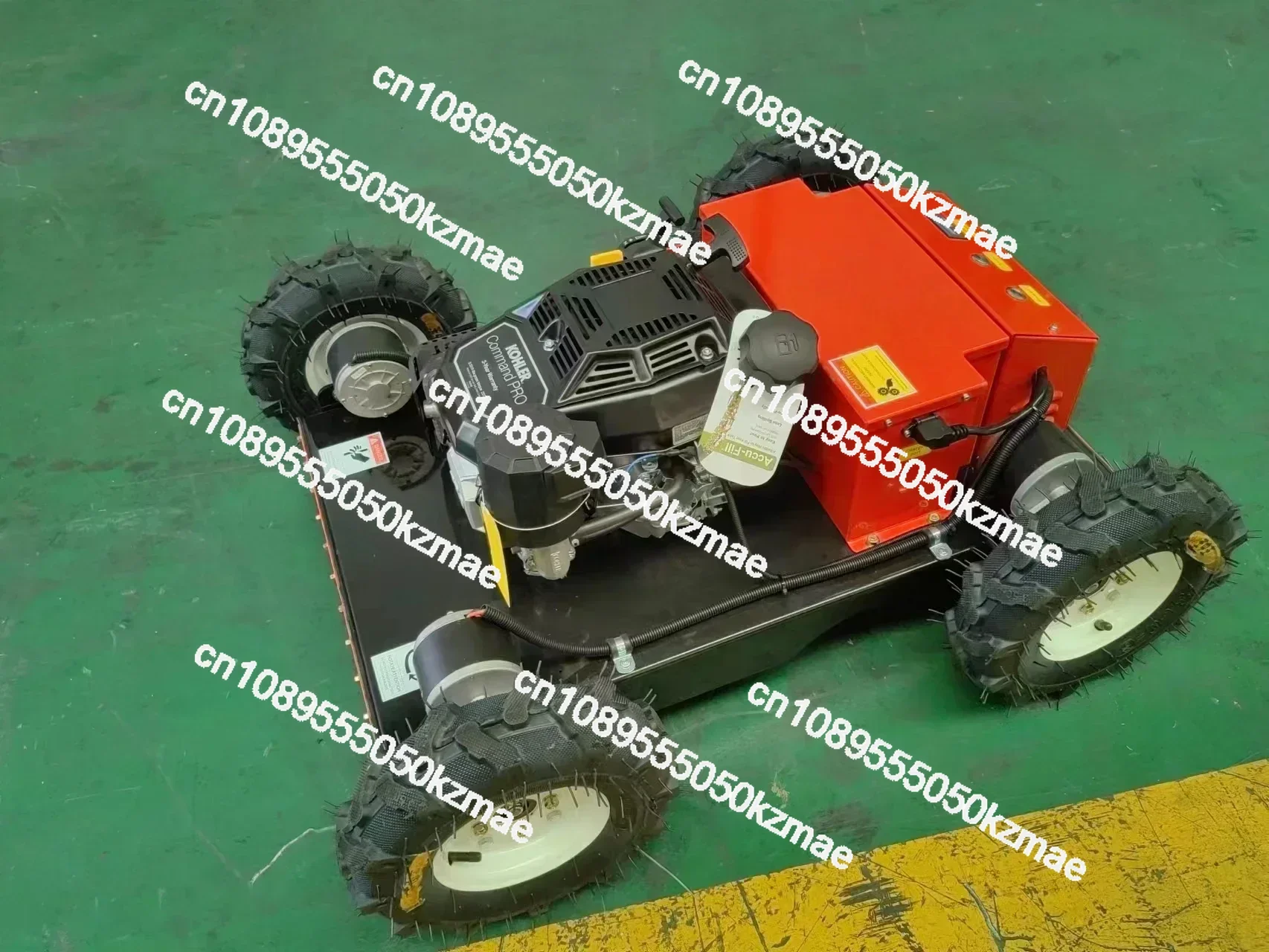 In Stock Remote Control Lawn Mower Crawler All Terrain Slope Mowing Machine Tracked Radio Controlled Grass Cutter Robotic Mowers