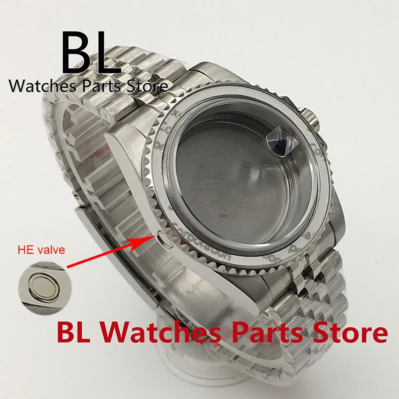 

BL 40mm Watch Case HE Escap Sapphire Glass Fit ETA2824 2836 NH34 NH35 Mingzhu DG2813 3804 Miyota8215 PT5000 9015 Oyster/Jubilee