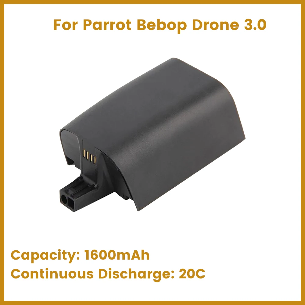 Batteria Lipo 11.1V 1600Mah 20C 27.7Wh Per Pappagallo Bebop Drone 3.0 Batteria Ricaricabile Di Backup Drone